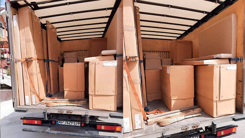 Перевезення розібраних меблів вагою 1.5 тн, об'ємом 15 м3 з Дніпра до Києва