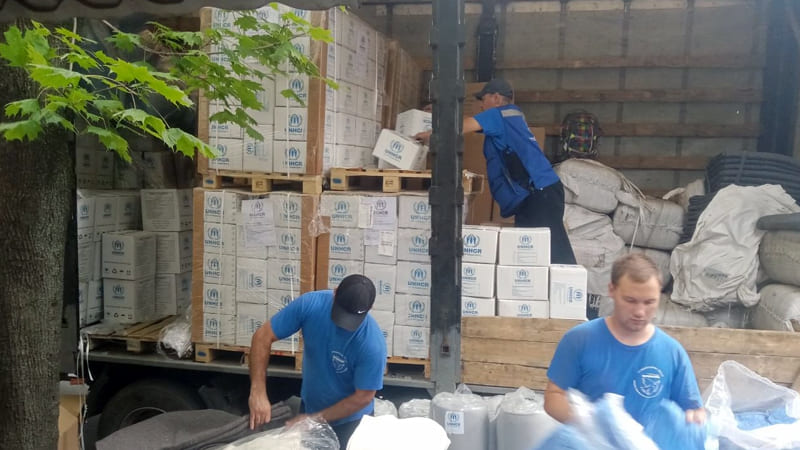 Наша команда продовжує займатися організацією перевезення гуманітарних вантажів по всій Україні